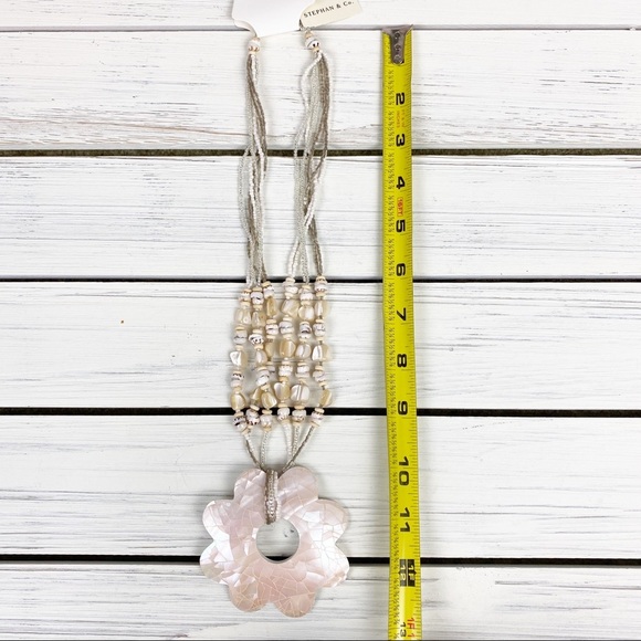 Bohemian Style Boho Floral Statement Necklace - Picture 8 of 10